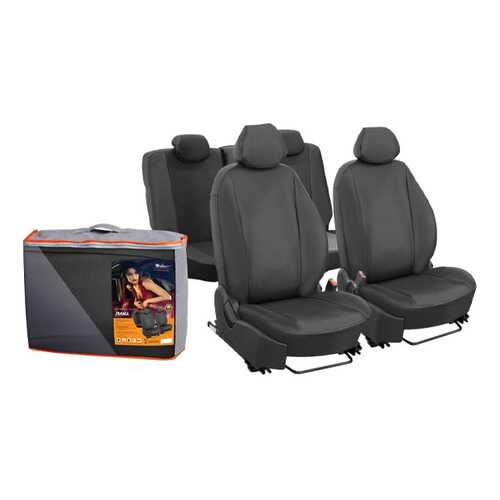 Чехлы для Mitsubishi Outlander Лима 13 1/3 экокожа перф. черн. AIRLINE ACCS-L-62 в Башнефть