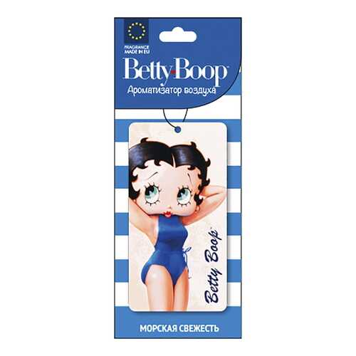 Ароматизатор пропитанный подвесной пластинка Betty Boop морская свежесть AURAMI BP-203 в Башнефть