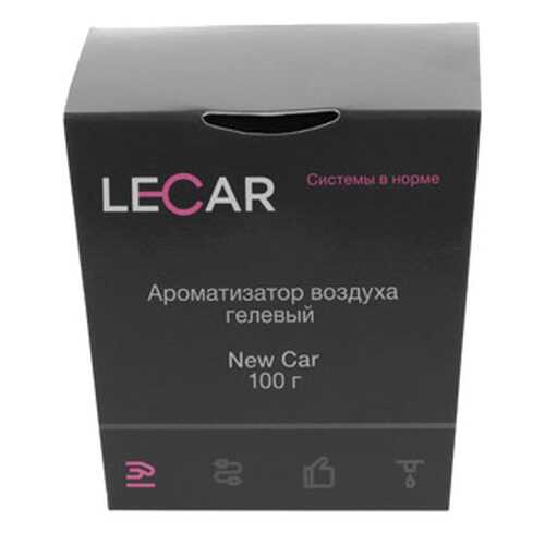Ароматизатор возздуха LECAR гелевый New Car 100 гр. (баночка) LECAR000182412 в Башнефть