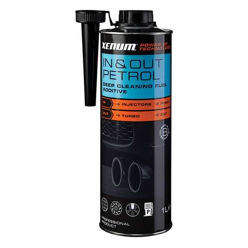 Присадка в бензин для очистки системы впрыска и выпуска IN&OUT CLEANER PETROL (1 л) в Башнефть
