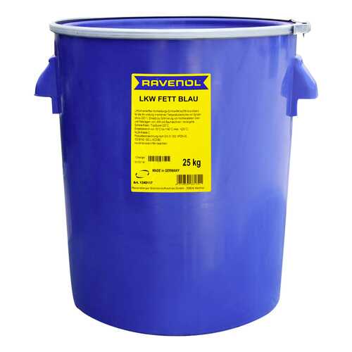 Универсальная смазка RAVENOL LKW Fett Blau (25л) (4014835661721) в Башнефть