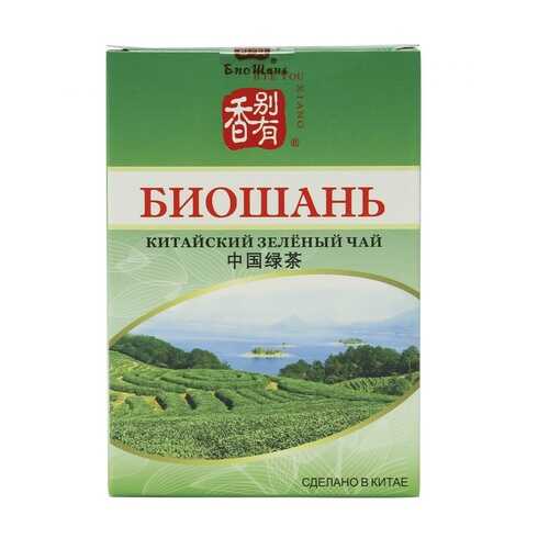 Чай БиоШань China Green Tea, зеленый листовой, 80 гр в Башнефть