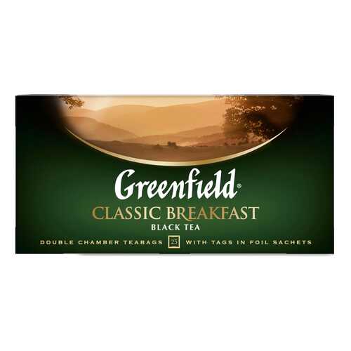 Чай черный Greenfield Classic Breakfast 25 пакетиков в Башнефть