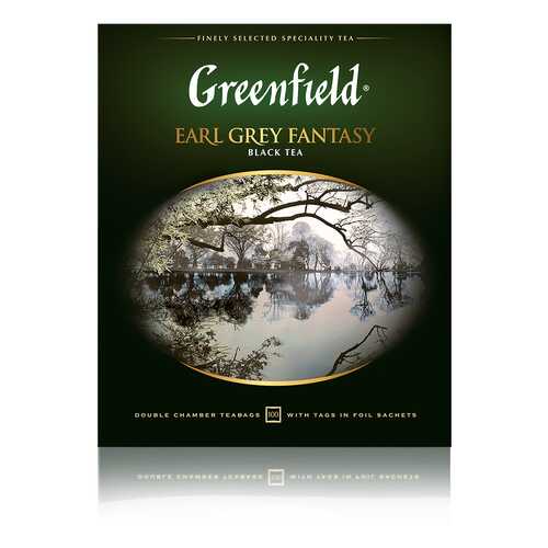 Чай черный Greenfield Earl Grey Fantasy 100 пакетиков в Башнефть