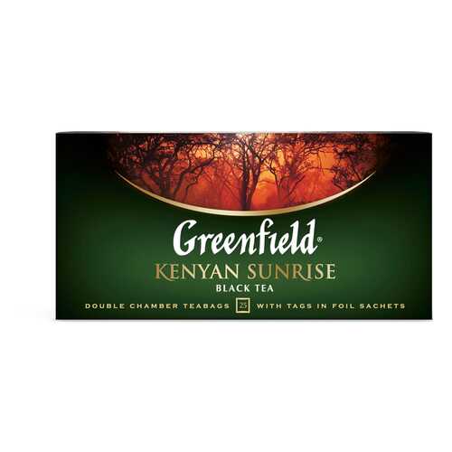 Чай черный Greenfield Kenyan Sunrise 25 пакетиков в Башнефть