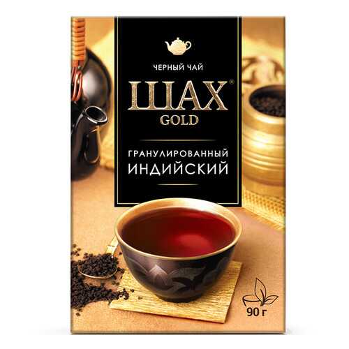 Чай черный листовой гранулированный Шах Gold Индийский 90 г в Башнефть
