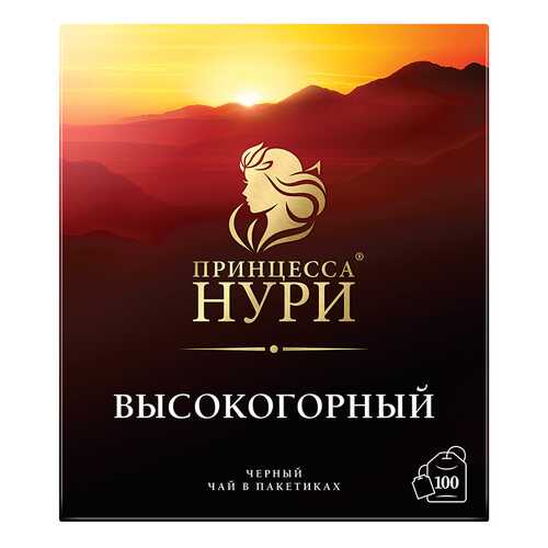 Чай черный Принцесса Нури Высокогорный 100 пакетиков в Башнефть