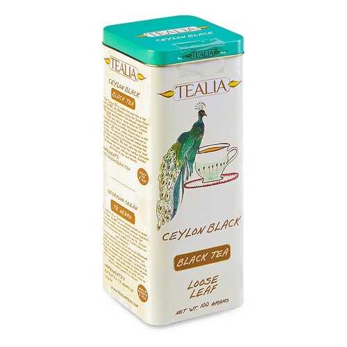 Чай черный TeaLia Ceylon листовой 100 г в Башнефть