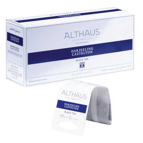 Чай черный в пакетах для чайника Althaus Darjeeling Castelton 20*4 г в Башнефть
