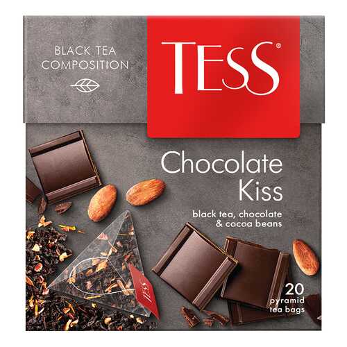 Чай черный в пирамидках Tess Choсolate Kiss 20 штук в Башнефть