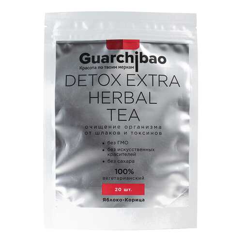 Чай для детокса Guarchibao Detox Herbal Tea Яблоко-Корица в Башнефть