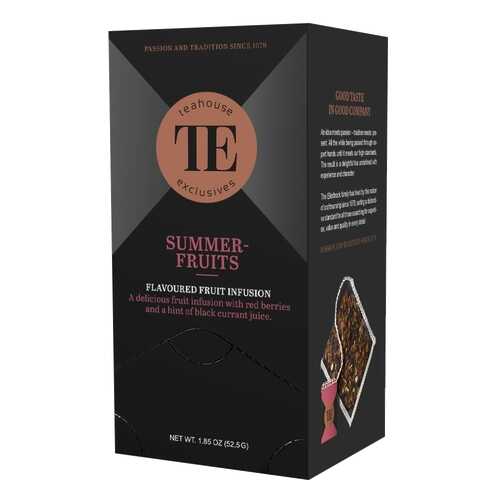 Чай фруктовый Teahouse Exclusives Summerfruits 20 пакетиков в Башнефть