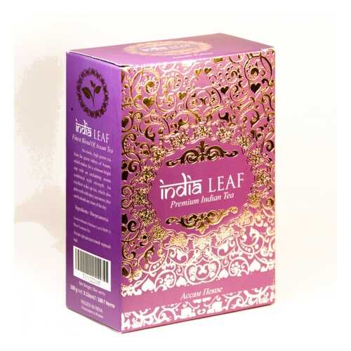 Чай India leaf Ассам пекое, черный среднелистовой, 100 гр в Башнефть