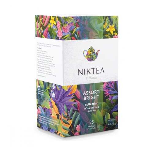 Чай Niktea Assorti Bright ассорти 25 пакетиков в Башнефть