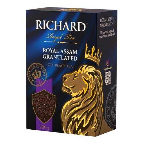 Чай Richard Royal Assam Granulated черный ганулированный 200 г в Башнефть