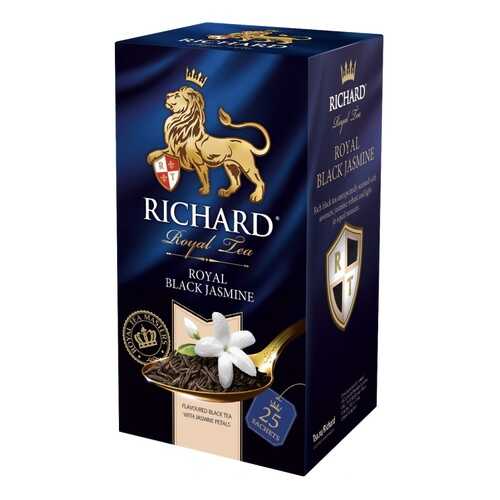 Чай Richard Royal Black Jasmine черный с жасмином 25 пакетиков в Башнефть