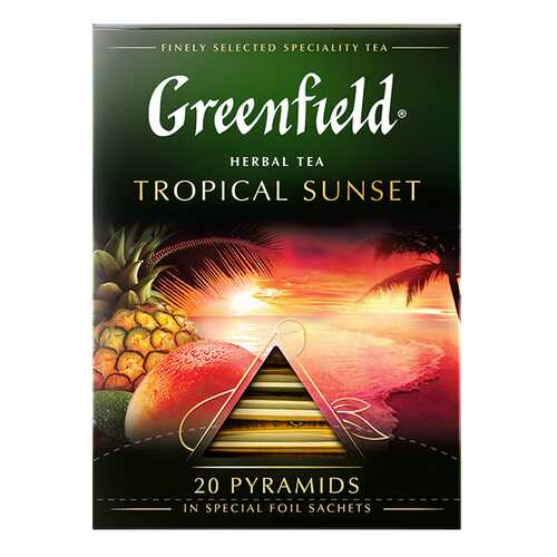 Чай травяной в пирамидках Greenfield Tropical Sunset 20 пакетиков в Башнефть