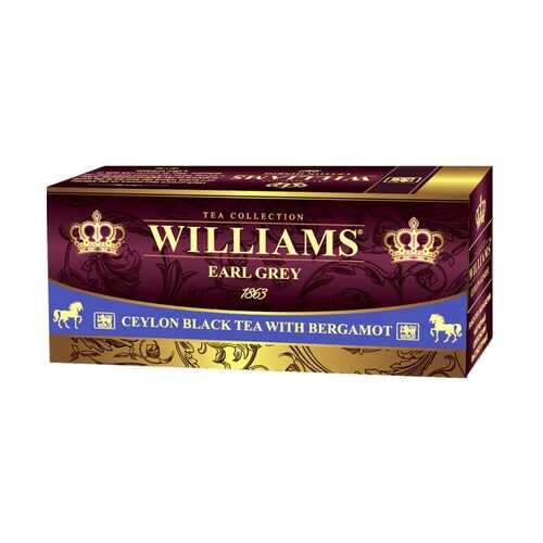 Чай Williams Rich Bergamot черный с добавками 25 пакетиков в Башнефть
