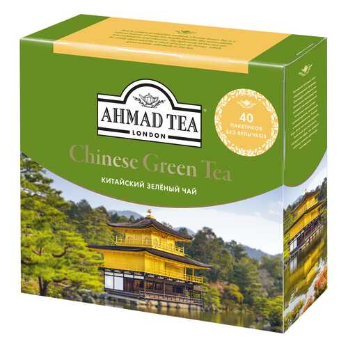 Чай зеленый Ahmad Tea китайский 40 пакетиков в Башнефть