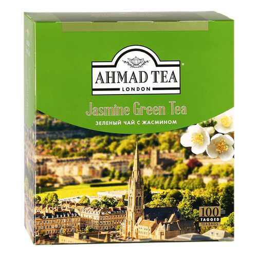 Чай зеленый Ahmad Tea с жасмином 100 пак в Башнефть