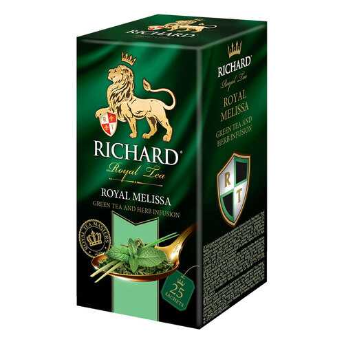 Чай зеленый Richard Royal Melissa 25 пак в Башнефть