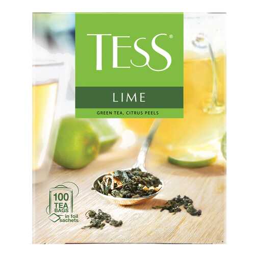 Чай зеленый Tess Lime 100 пакетиков в Башнефть