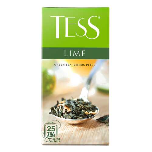 Чай зеленый Tess Lime 25 пакетиков в Башнефть