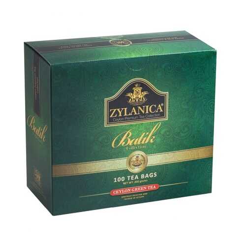 Чай Zylanica Batik Collection зеленый 100 пакетиков в Башнефть