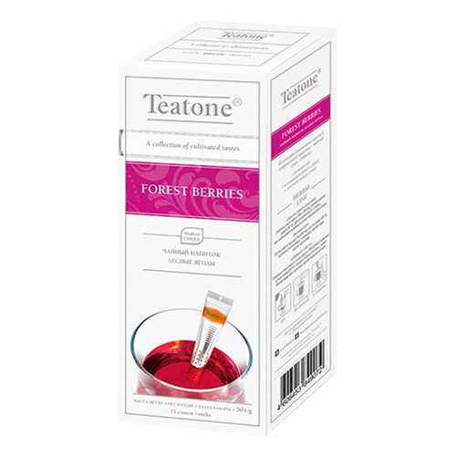 Напиток чайный Teatone forest berries лесные ягоды в стиках 15 пакетиков в Башнефть
