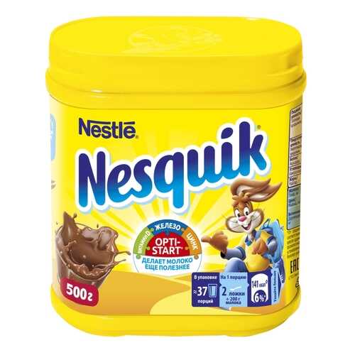 Какао Nesquik nestle в банке 500 г в Башнефть