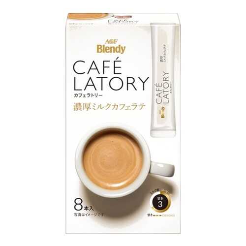Кофе AGF Cafe Latory растворимый с молоком латте в стиках 8*10 г в Башнефть