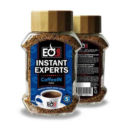 Кофе Espressolab Instant Experts CoffeeIN India растворимый 95 г в Башнефть
