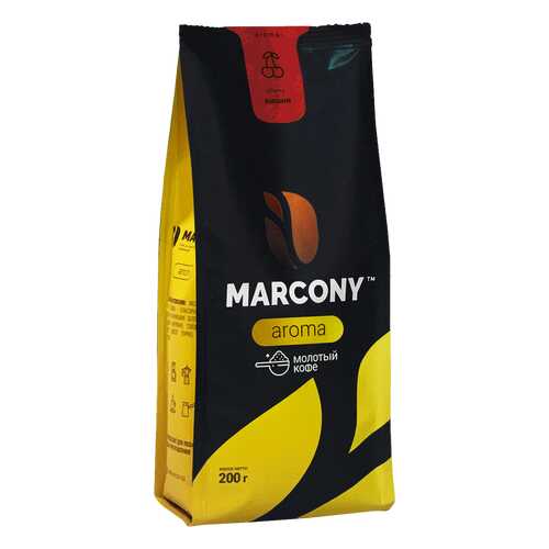 Кофе молотый MARCONY AROMA со вкусом вишни 200г в Башнефть