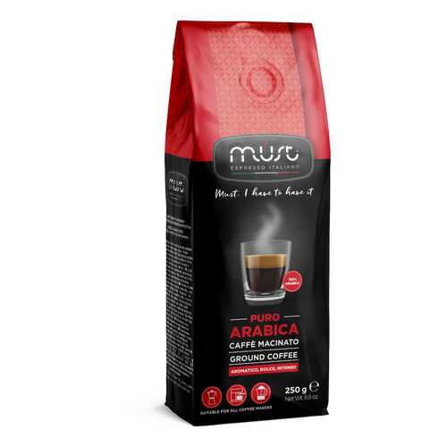 Кофе молотый Must pure arabica 250 г в Башнефть