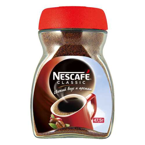 Кофе растворимый Nescafe classic стеклянная банка 47.5 г в Башнефть
