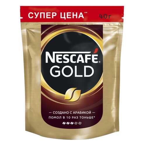 Кофе растворимый Nescafe gold пакет 40 г в Башнефть