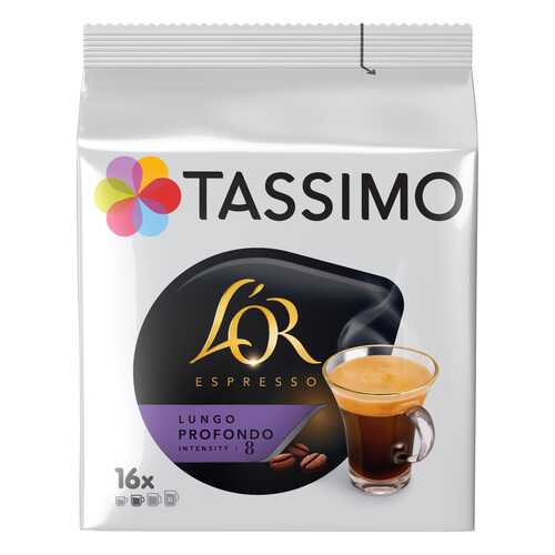 Кофе Tassimo Lor Espresso Lungo Profondo в капсулах 16 шт в Башнефть