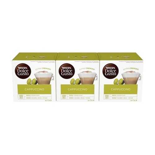 Кофе в капсулах Nescafe Dolce Gusto Капучино 3 штуки по 16 капсул в Башнефть