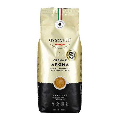 Кофе в зернах Occaffe Crema e Aroma 100% Arabica 1 кг в Башнефть