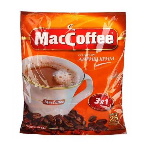 Кофейный напиток растворимый MacCoffee айриш крим 3в1 25 г 18 штук в Башнефть
