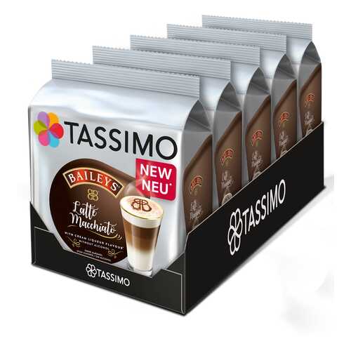 Набор кофе в капсулах Tassimo Baileys Latte Macchiato 5 упаковок в Башнефть
