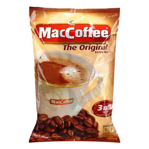 Напиток MacCoffe кофейный original 3в1 растворимый 20 г 50 пакетиков в Башнефть