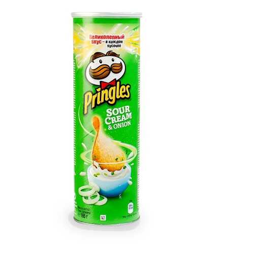 Чипсы картофельные Pringles со сметаной и луком 165 г Польша в Башнефть
