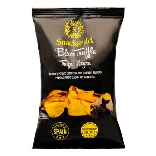 Чипсы картофельные со вкусом черного трюфеля Snackgold 125 г, Испания в Башнефть
