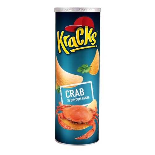 Чипсы картофельные т.з. Кракс (Kracks) со вкусом краба 110г*24 в Башнефть