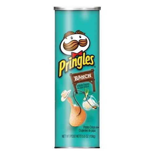 Чипсы Pringles ranch со вкусом соуса ранч 158 г в Башнефть