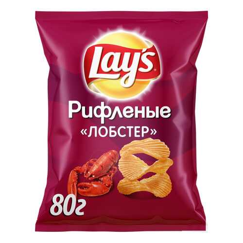 Картофельные чипсы Lays лобстер 80 г в Башнефть