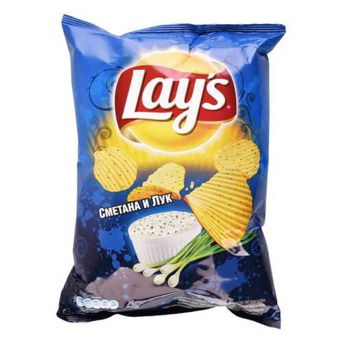 Картофельные чипсы Lays сметана и лук 150 г в Башнефть