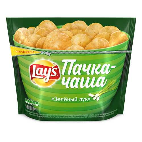 Картофельные чипсы Lays зеленый лук 240 г в Башнефть