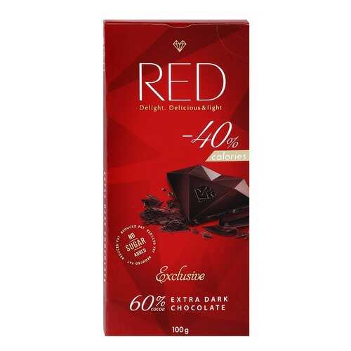 Шоколад Red Exclusive экстра темный какао 60% 100 г в Башнефть